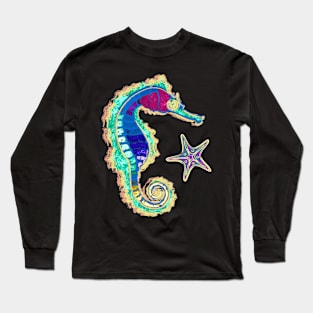 Starfish and Seahorse Long Sleeve T-Shirt